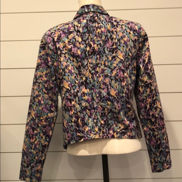Mossimo multi color blazer no buttons - Picture 3 of 4